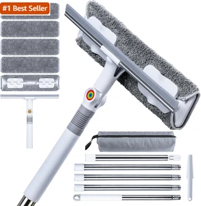CTIME 80" Window Washing Kit with Extension Pole : Professional Window Cleaner T - Picture 1 of 9
