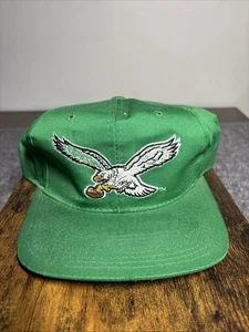 Cappello calcio snapback vintage anni 90 Philadelphia Eagles nuova epoca verde Kelly - Foto 1 di 7