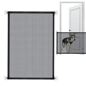 Retractable Pet Gate Indoor Stairway Childproofing Folding Barrier Pet Dog Fence - Picture 1 of 12