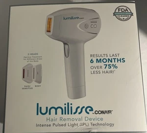 Tecnología IPL, dispositivo de depilación para todo el cuerpo Conair Lumilisse ~ caja ligera desgarrada - Imagen 1 de 6