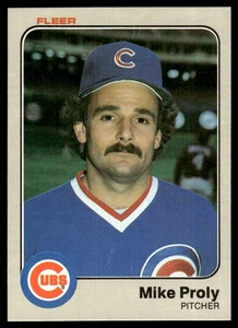 1983 Fleer VTG MLB Baseball NM+ Mike Proly Chicago Cubs #505 - Picture 1 of 2
