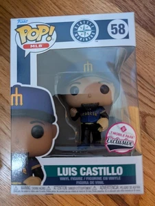 Seattle Mariners Luis Castillo Funko Pop SGA 14/09/2024 MLB nuovo con scatola #58 - Foto 1 di 1