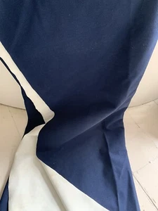3.5 Metres Navy Blue Showerproof Fabric Upholstery Crafts 1.5m Wide B36 - Picture 1 of 7