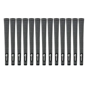 Karma Velour Black / White - Jumbo / Oversize (+1/16") Golf Grips - 13 GRIPS! - Picture 1 of 2