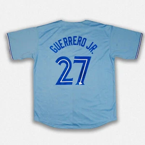 Vladimir Guerrero Jr. Blue Jays Signed "Vladdy" Pro Style Light Blue Jersey JSA - Picture 1 of 2