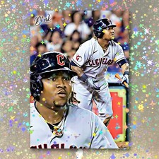 Jose Ramirez Holographic Diamond Player Sketch Card Limited 1/5 Dr. Dunk Signed