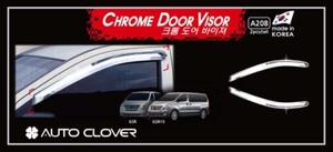 Autoclover Chrome Weather shields 2pcs for 2008 ~ 2018 Hyundai iLoad  - Picture 1 of 12