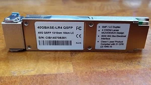 Nuevo Transceptor QSFP-40GE-LR4 Compatible con Cisco 40GBASE-LR QSFP+ 10 km - Imagen 1 de 6