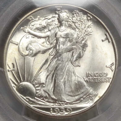 1939-D Walking Liberty Half Dollar, Superb Gem Uncirculated, PCGS MS-66 - Image 1 of 4