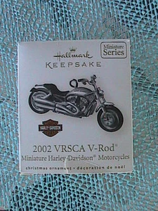 Hallmark Miniatura 2002 VRSCA V-Rod Collector Series Ornamento - 2008 - Foto 1 di 2
