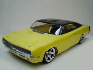 RC Body Sheel 1/10 Dodge Charger 69 for Touring Cars 200MM Clear - Picture 1 of 4
