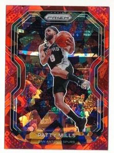 PATTY MILLS 2020-21 PANINI PRIZM RED CRACKED ICE PRIZM #66 SPURS