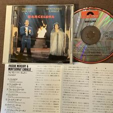 Freddie Mercury & Montserrat Caballé Barcelona JAPAN CD POCP-1229 w/ INSERT + PS