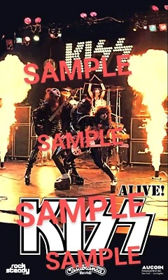 ACE FREHLEY GIANT KISS ALIVE! 1975 COBO HALL 3X5 FLAG BANNER NEW *L@@K* - Image 1 of 4