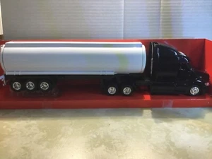 PETERBILT  #387 Tanker Truck 1:43 Scale Die Cast Black/white by newray new RARE - Picture 1 of 14