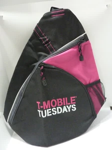 T-mobile Tuesdays Magenta Sling Backpack Travel Gym Bag New - Picture 1 of 7