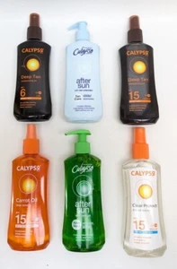 Calypso Sun Protection Choose Your Option Huge Selection Once a Day Carrot Oil - Picture 1 of 37