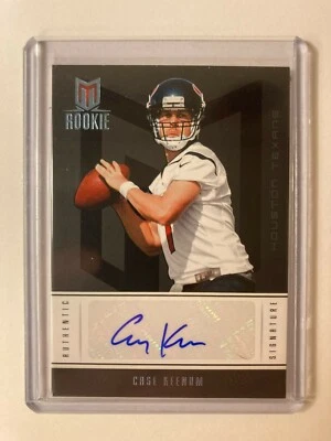 Case Keenum AUTO~RC #/25 Momentum Platinum 2012 Rookie Autograph SP Texans #144 - Image 1 of 4