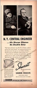 Shuron Shurest Eyewear Glasses Print Ad Vintage 1942 Ephemera Wall Art Decor - Picture 1 of 1