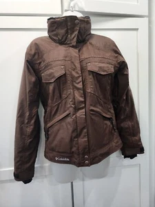 Columbia Titanium Jacke Damen S braun Omni Tech Sherpa gefüttert wasserdicht - Bild 1 von 11