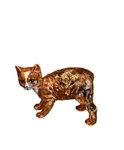 Vintage Manx Cat Figurine Rushton Pottery - Picture 1 of 7