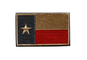 TEXAS FLAG HOOK & LOOP ARMY MILITARY TACTICAL PATCH -#6 - Picture 1 of 1