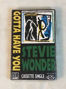 Stevie Wonder Cassette Tape Single Gotta Have you 1991 Motown SEALED