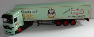 High Speed HO 1/87 Truck Trailer MB Actros Markgrafen Raiserhof Pils - Picture 1 of 3