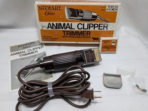 Stewart Oster SSC40 Animal Hair Clipper Trimmer CAT 1540-01 Excellent - Picture 1 of 13