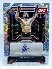 Joe Solecki 2023 Panini Prizm UFC Undercard Disco Rookie Superstar Auto SA-JSL📈