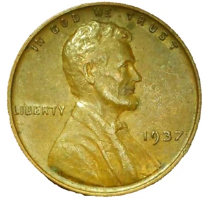 1937 Lincoln Cent Weizenpenny brandneu mit Sehr guter Zustand - Bild 1 von 2