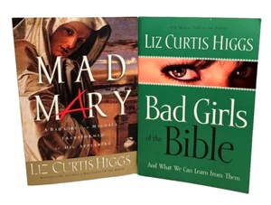 2 Liz Curtis Higgs Paperback Books Bad Girls Bible & Mad Mary 1st Edition 2001 - Picture 1 of 9