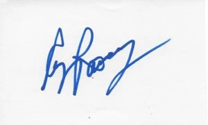 Autographed Buffalo Sabres Craig Ramsay Signed 3x5 Index Card Original - Picture 1 of 2