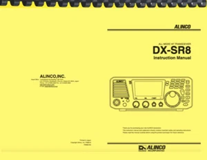 Alinco DX-SR8 Transceiver Instrukcja obsługi - Zdjęcie 1 z 2