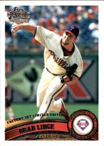 2011 Topps DIAMOND ANNIVERSARY LIMITED EDITION #242 Brad Lidge PHILLIES