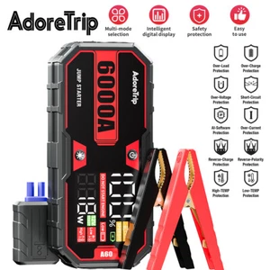 Auto KFZ Starthilfe 78000mAh 6000A Car Jump Starter Ladegerät Booster Powerbank - Bild 1 von 11
