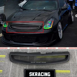For Infiniti G35 2DR Coupe 03-07 Textured JDM Sport Style Front Hood Mesh Grille - Bild 1 von 13
