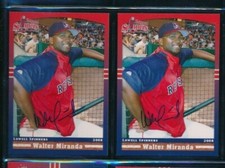 2008 Grandstand Lowell Spinners Walter Miranda #43 signed autograph swsw6