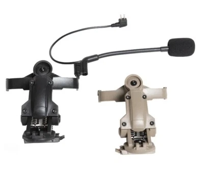 Helmet ARC Rail AMP Adapter for Peltor Comtac Headset Ear Pro Pop-Out Rotate