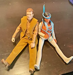 Marx Johnny West & Princess Wildflower #2 con accesorios, bebé, Cherokee, vintage - Imagen 1 de 9