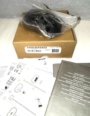 Microsoft Wireless Mobile Mouse 4000 Graphite D5D-00001 Model 1383,New W/ Dongle - Image 1 of 4
