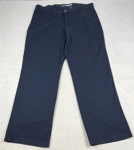 Pantalones de trabajo Carhartt 38x30 resistentes flexibles calce relajado de lona para hombre azul marino BN2291-M NUEVOS CON ETIQUETAS - Imagen 1 de 11