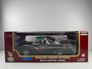 Road Legends 1955 Ford Fairlane Crown Victoria Mild Custom 1/18 Diecast New - Picture 1 of 8