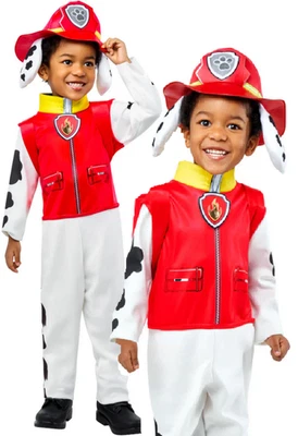 Disfraz de Bombero Marshall Niños Pequeños Patrulla Canina Vestido Elegante Conjunto Niños Niñas Edad 2 Foto 1 de 2