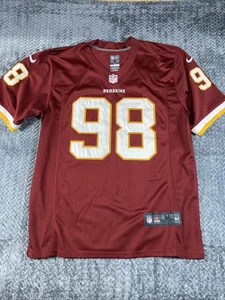 Nike Washington Redskin Jersey Mens Medium Brian Orakpo 98 Burgundy On Field NFL - Picture 1 of 9