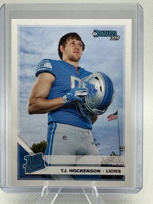 2019 Panini Donruss - Rated Rookie T.J. Hockenson #321 (RC) - Image 1 of 2