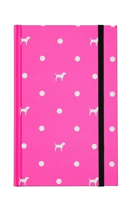 Victoria Secret Hot Pink Diary Polka Dots Journal - Image 1 of 4