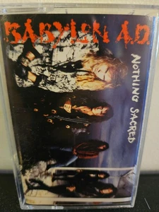BABYLON A.D. Nothing Sacred 1992 CASSETTE TAPE GLAM/HAIR METAL HARD ROCK - Picture 1 of 6