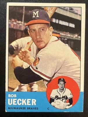 1963 Topps Bob Uecker #126 ex+ - Image 1 of 2