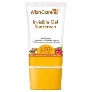 WishCare Gel Invisible Protector Solar FPS 50+ PA++++ Para Piel Grasa y Seca - Light We - Imagen 1 de 4